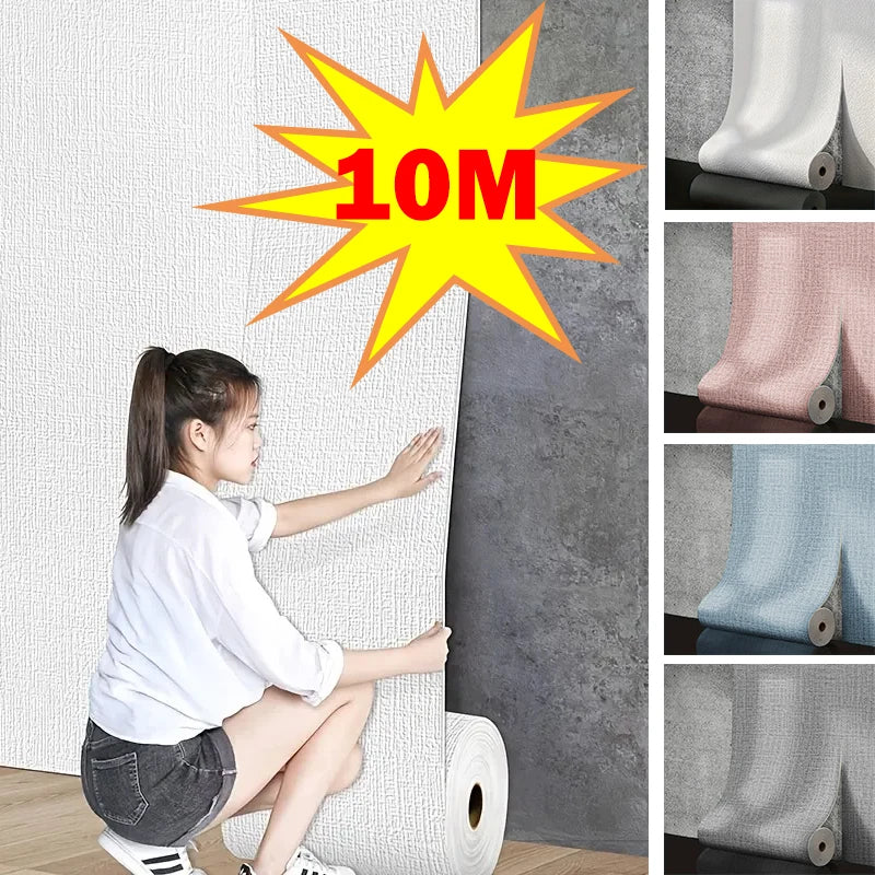 3D self-adhesive foam wallpaper waterproof
