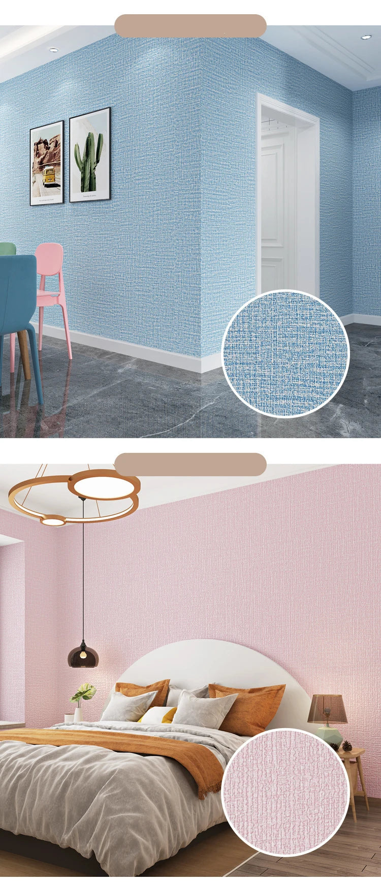 3D self-adhesive foam wallpaper waterproof