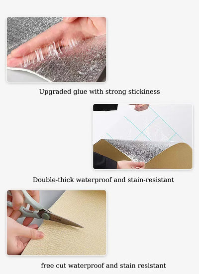 3D self-adhesive foam wallpaper waterproof